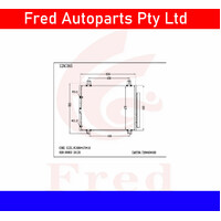 Ac Condensor For TOYOTA Hiace 2005-2019 Petrol Diesel TRH KDH 88450-26120S