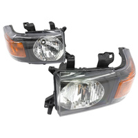 *ONLINE ONLY* Pair LED Head Lights Fit For Toyota Landcruiser VDJ70 VDJ76 VDJ78 VDJ79 Series 2007-ON