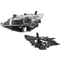 Headlight CHROME BLACK LEFT For TOYOTA COROLLA HATCHBACK ZRE182 08.2012~03.2015 81170-12G00