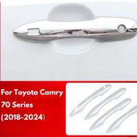 Set Chrome Door Handle Covers 4pcs For Toyota Camry 70 Series 2018-2024 Ascent Ascent Sport SL SX