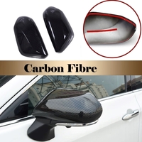 Carbon Fibre Look Factory Style Side Mirror Cover Stick-on Type Stick-On For Toyota Camry 2018-2024 Ascent Ascent Sport SL SX