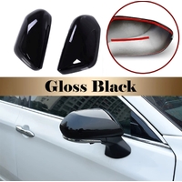 Gloss Black Factory Style Side Mirror Cover Stick-on Type Stick-On For Toyota Camry 2018-2024 Ascent Ascent Sport SL SX