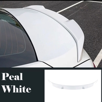 Pearl White Aftermarket Style Rear Spoiler Stick-On For Toyota Camry 2018-2024 Ascent Ascent Sport SL SX