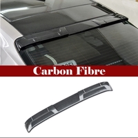 Carbon Fibre Look Aftermarket Rear Roof Visor Spoiler Weathershield Stick-On For Toyota Camry 2018-2024 Ascent Ascent Sport SL SX